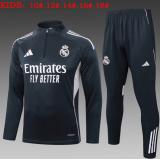 Chándal Real Madrid 2025/26 ( Gray Half zipper) - NIÑOS